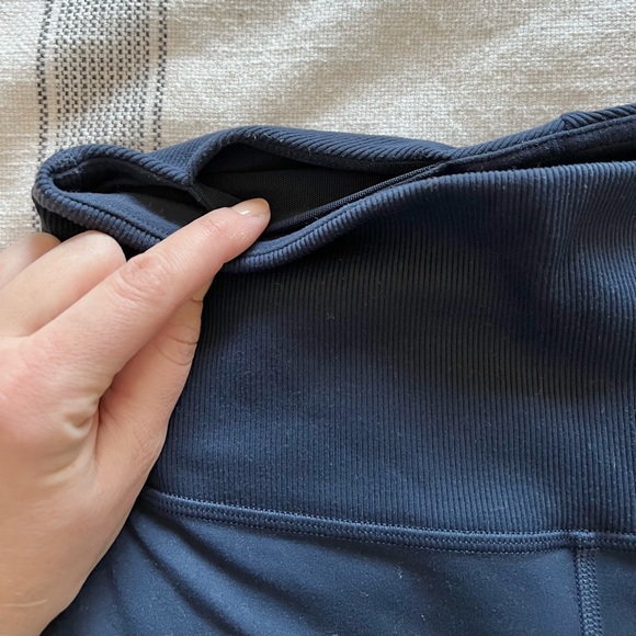 Athleta Straight Leg Rib Knit Waist Leggings - Picture 7 of 7